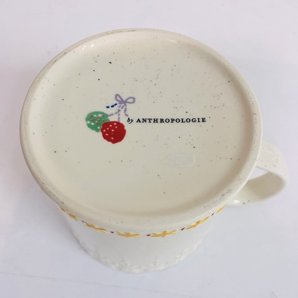 Anthropologie Bundle Up Monogram S Winter Hat Mug 14oz - Picture 6 of 6